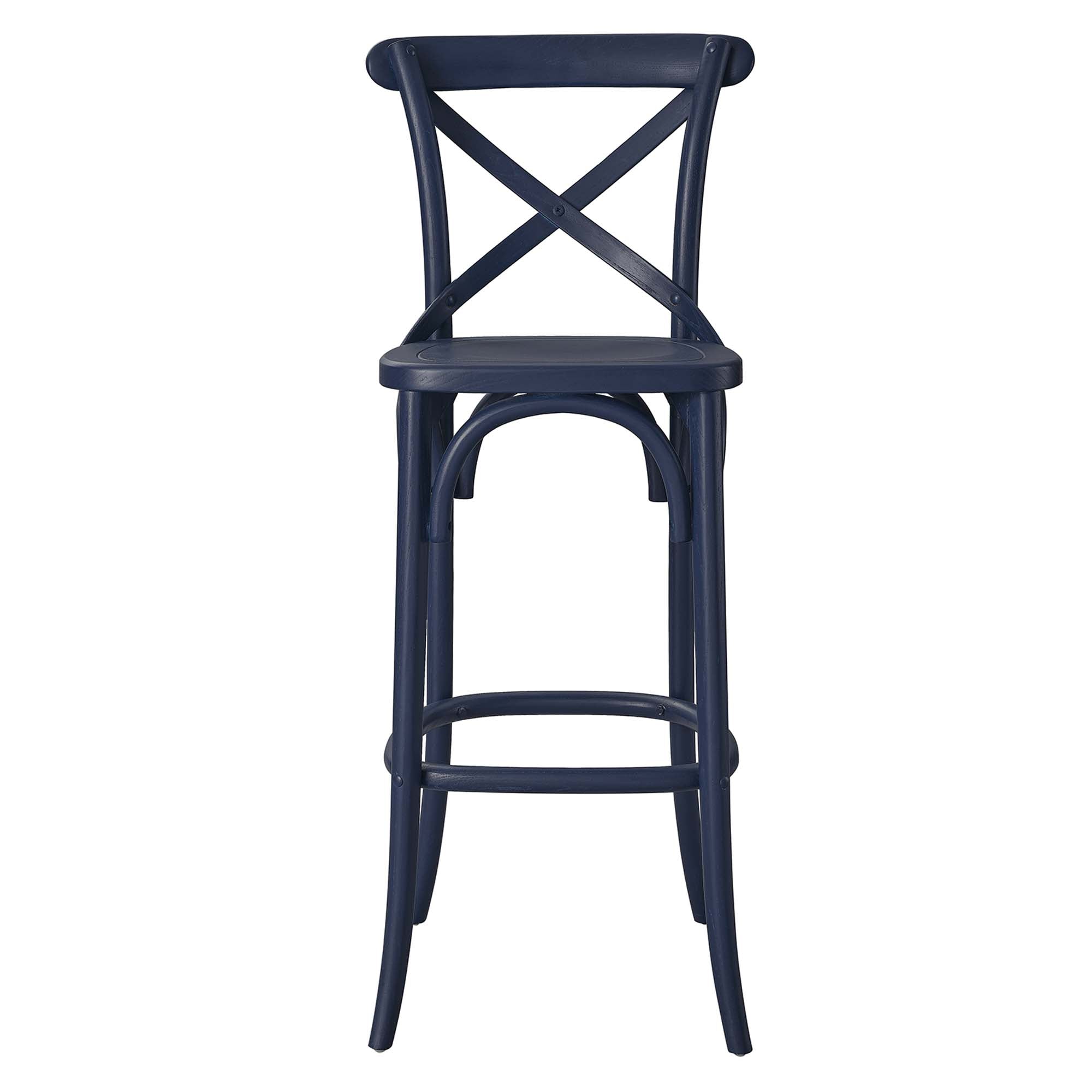Bramwell Bar Stool  - Midnight Blue Denmark Home