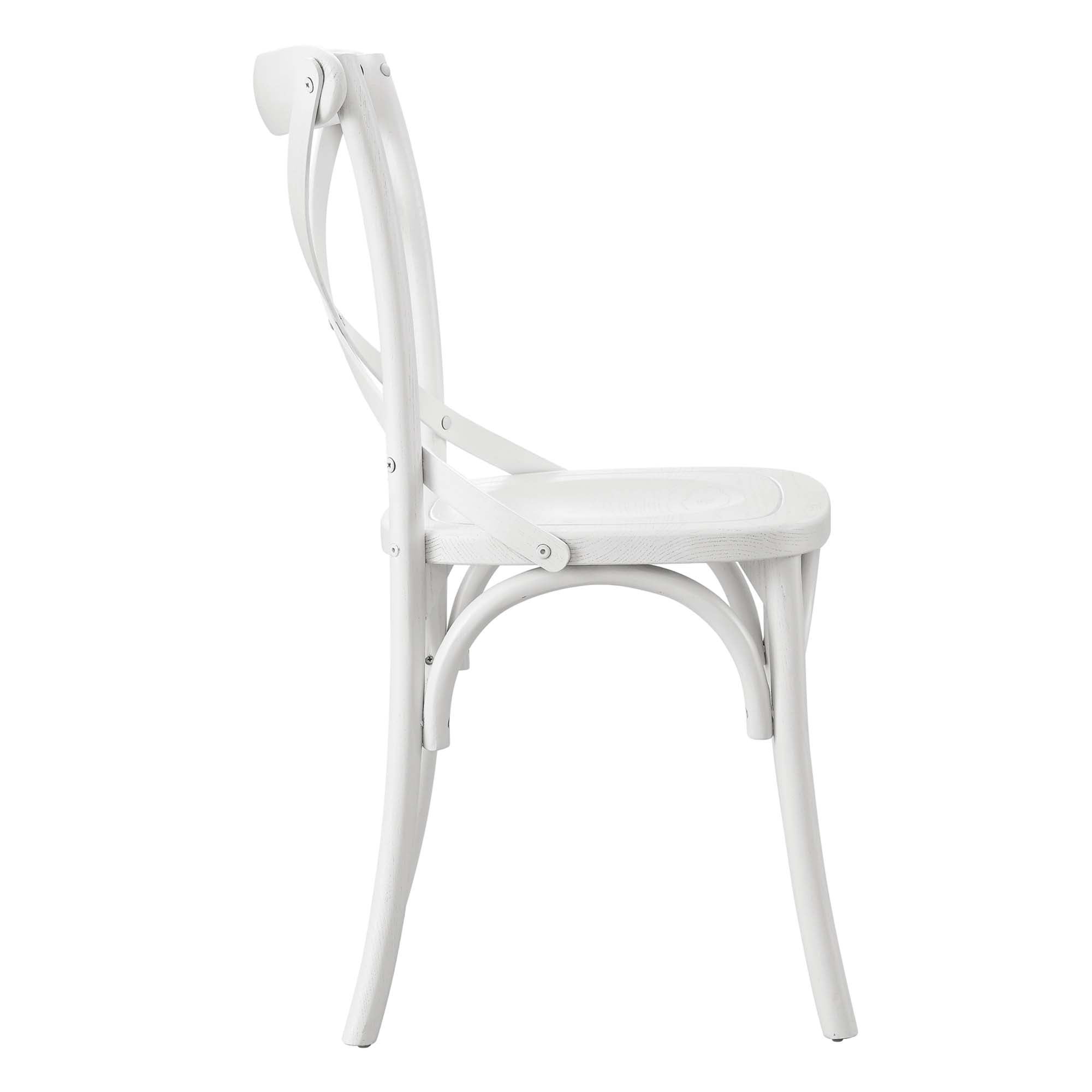 Bramwell Dining Chair - White Denmark Home