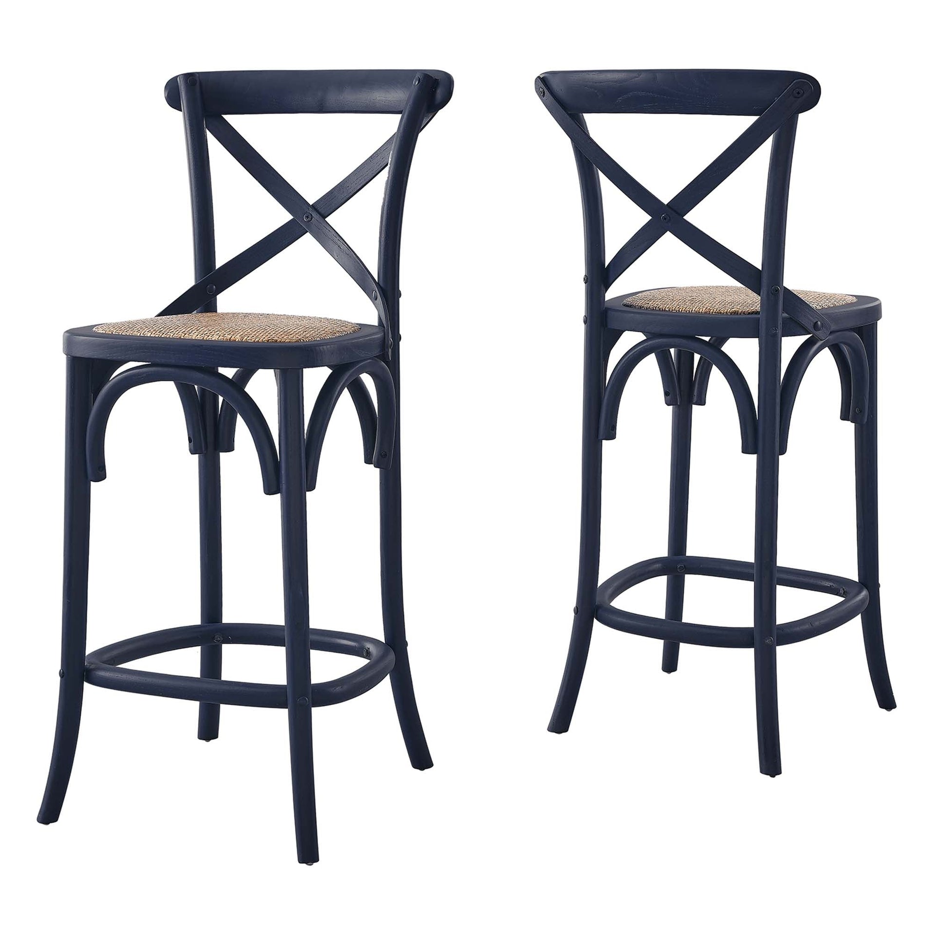 Bramwell Counter Stool - Midnight Blue Denmark Home