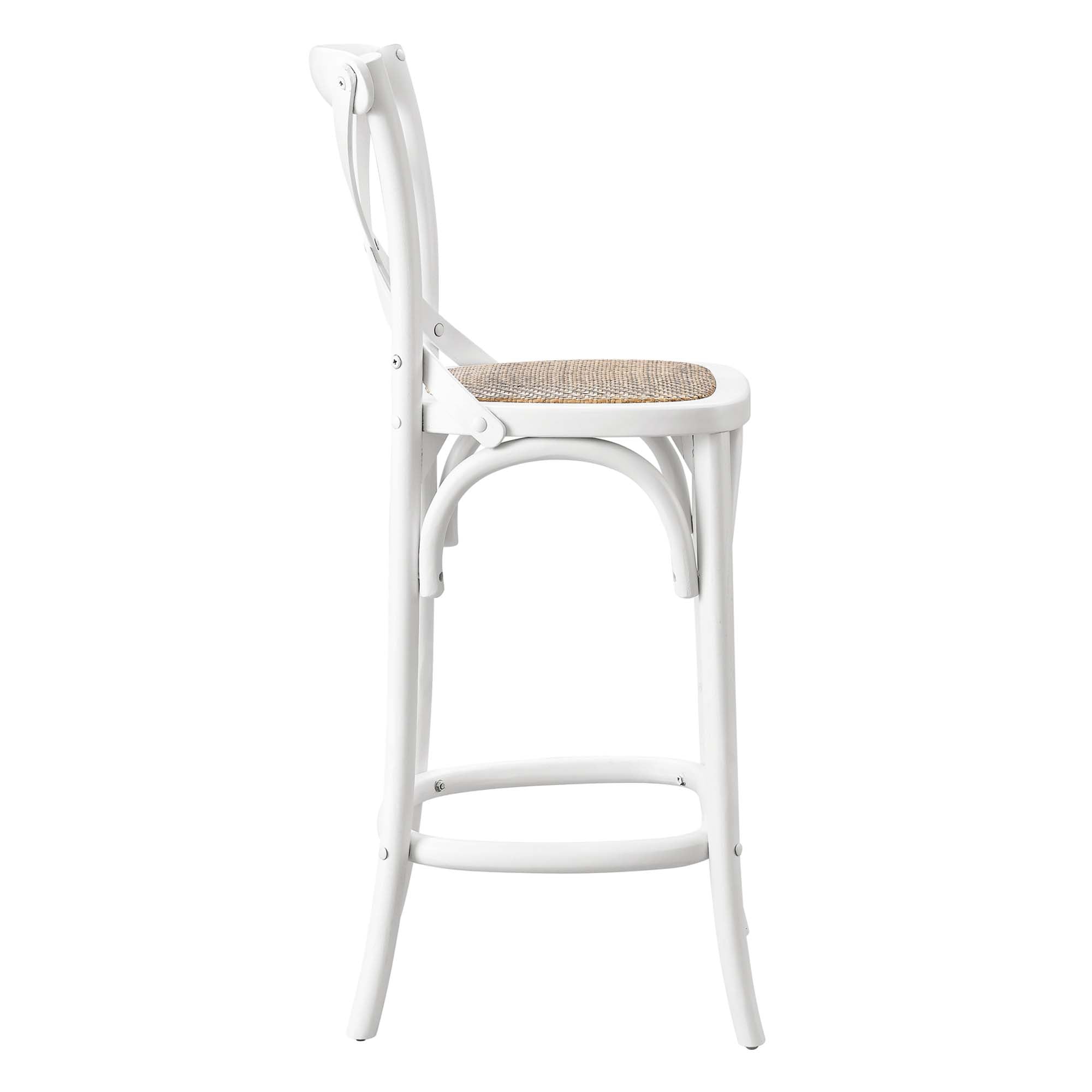 Bramwell Counter Stool - White Denmark Home