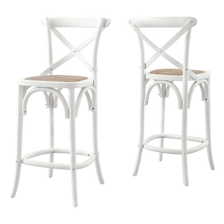 Bramwell Counter Stool - White Denmark Home