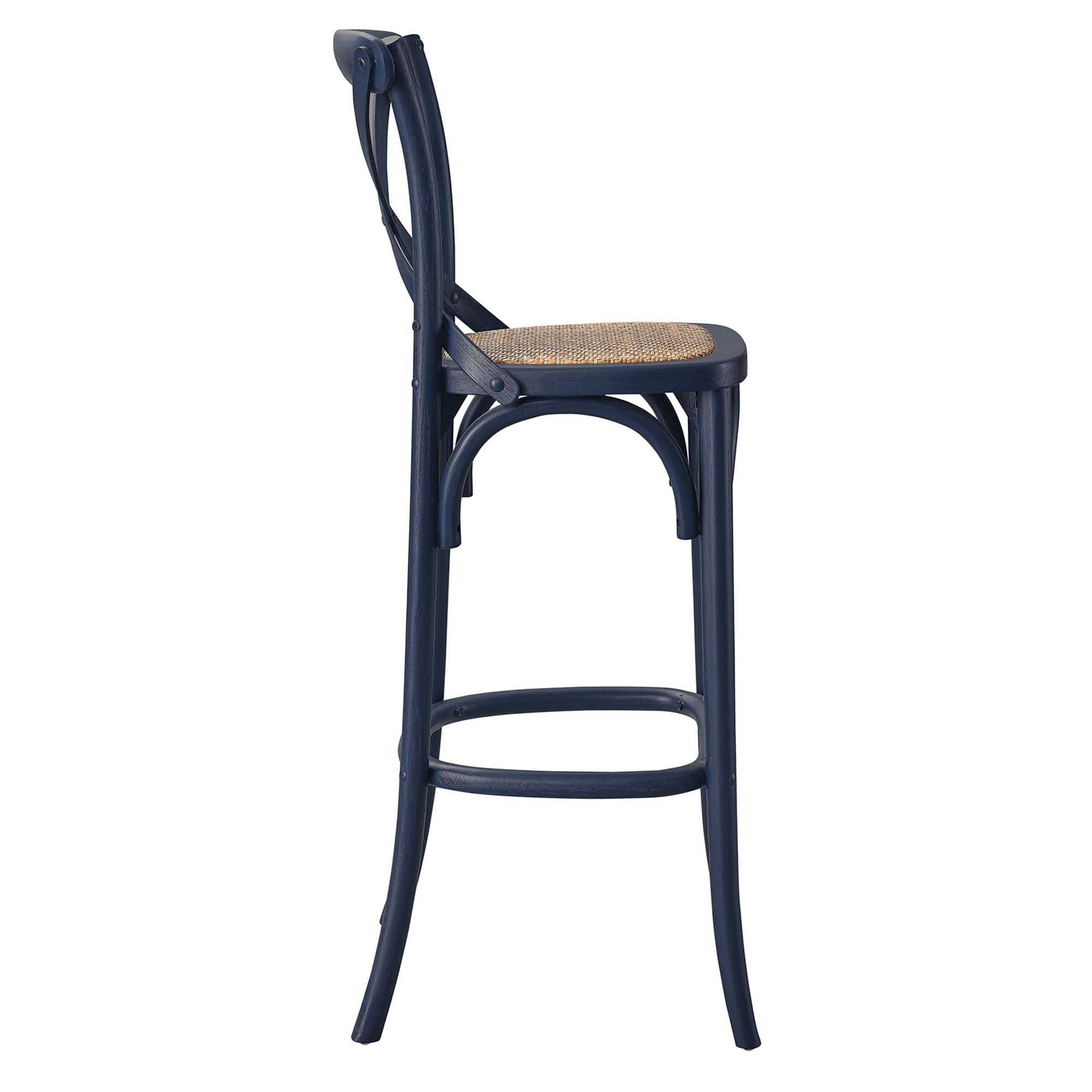 Bramwell Bar Stool - Midnight Blue Denmark Home