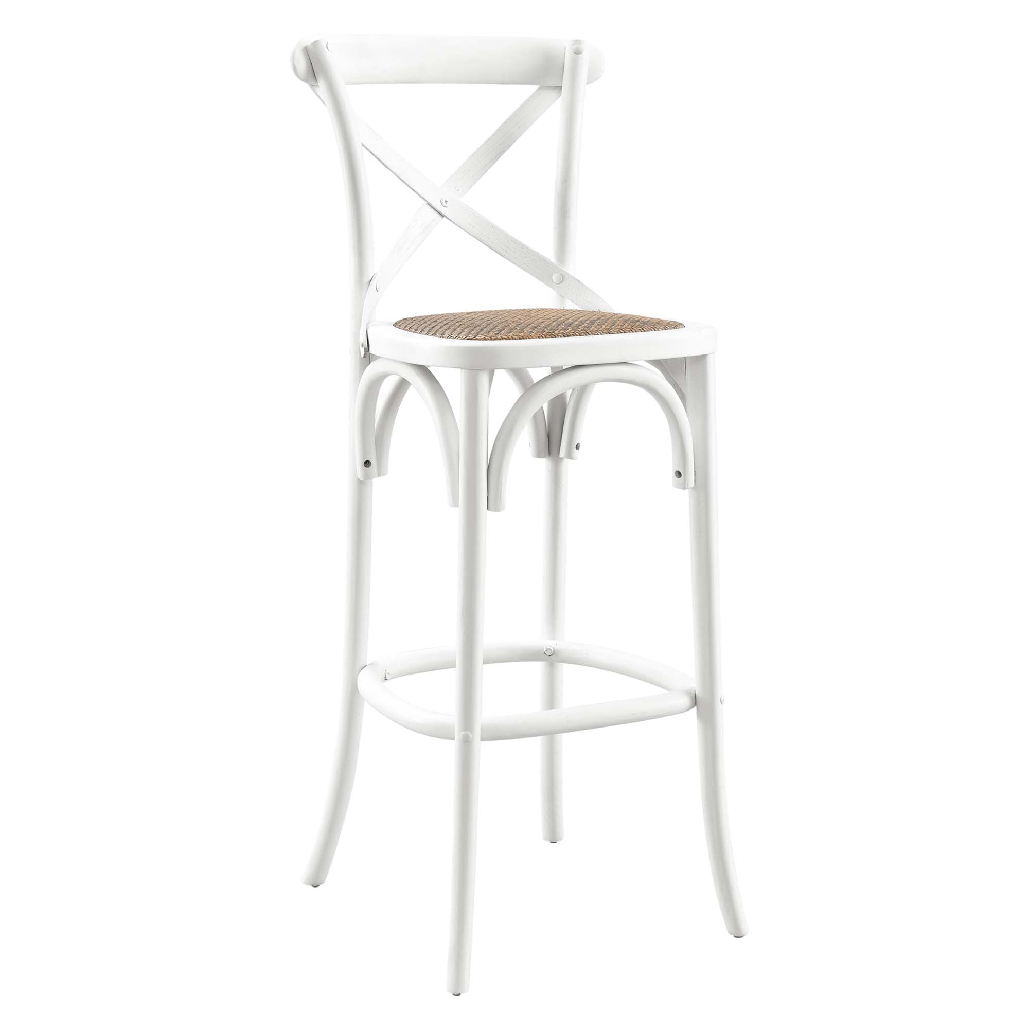 Bramwell Bar Stool - White Denmark Home