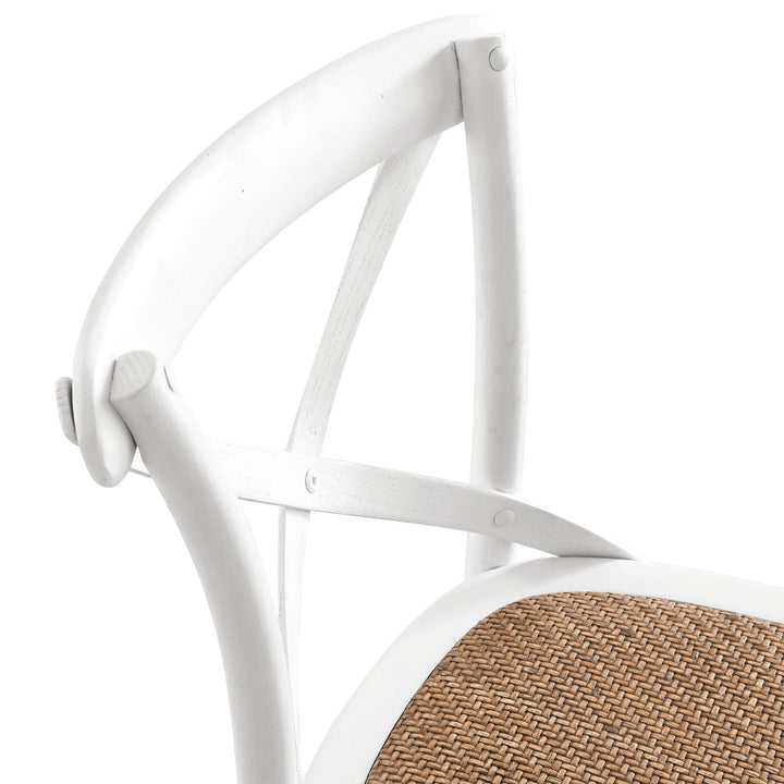 Bramwell Bar Stool - White Denmark Home