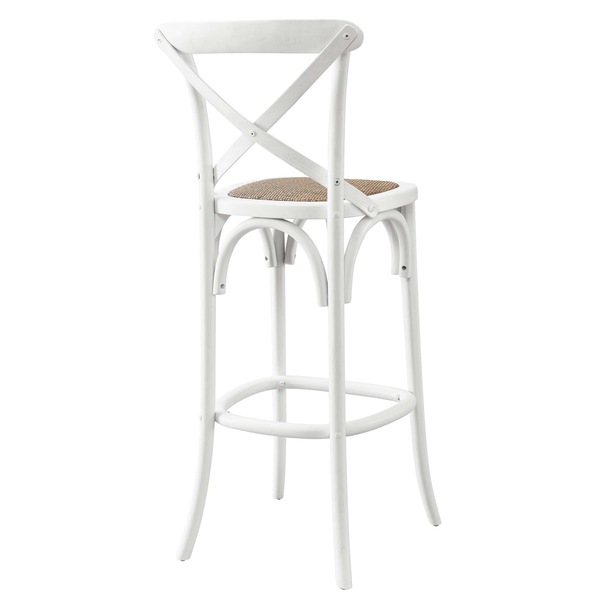 Bramwell Bar Stool - White Denmark Home
