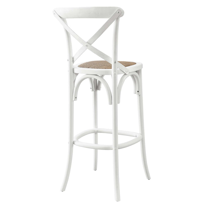 Bramwell Bar Stool - White Denmark Home