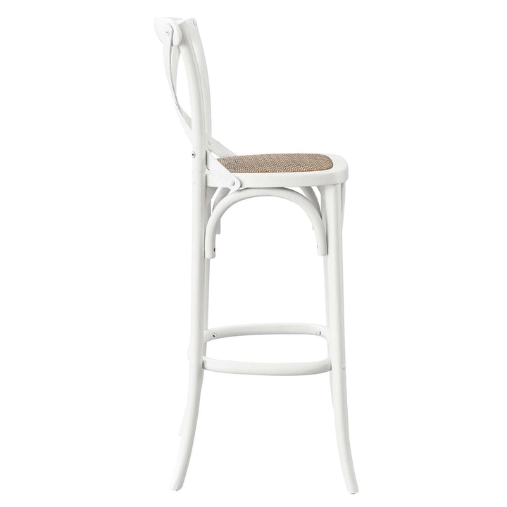 Bramwell Bar Stool - White Denmark Home