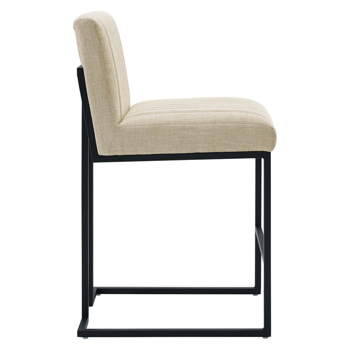 Hush Tufted Fabric Counter Stools Set of 2 - Beige Denmark Home