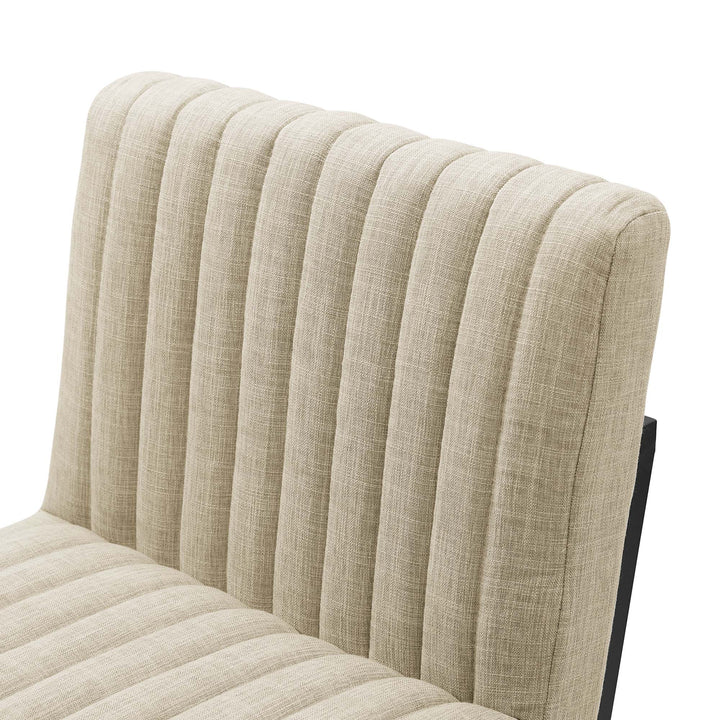 Hush Tufted Fabric Counter Stools Set of 2 - Beige Denmark Home