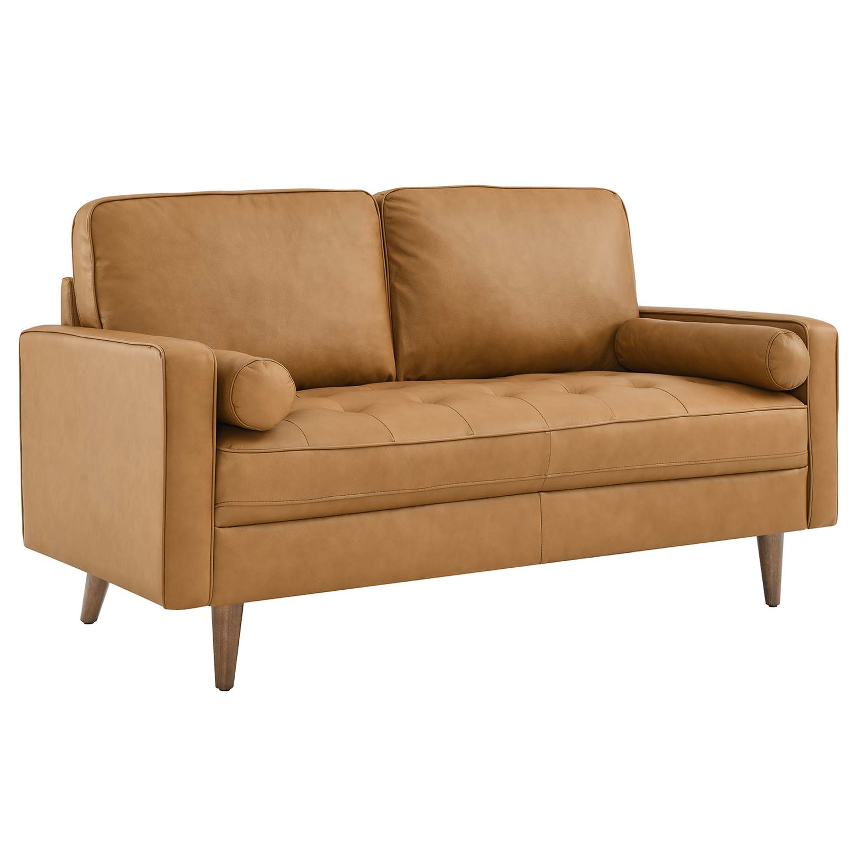 Eldvar Leather Loveseat - Tan