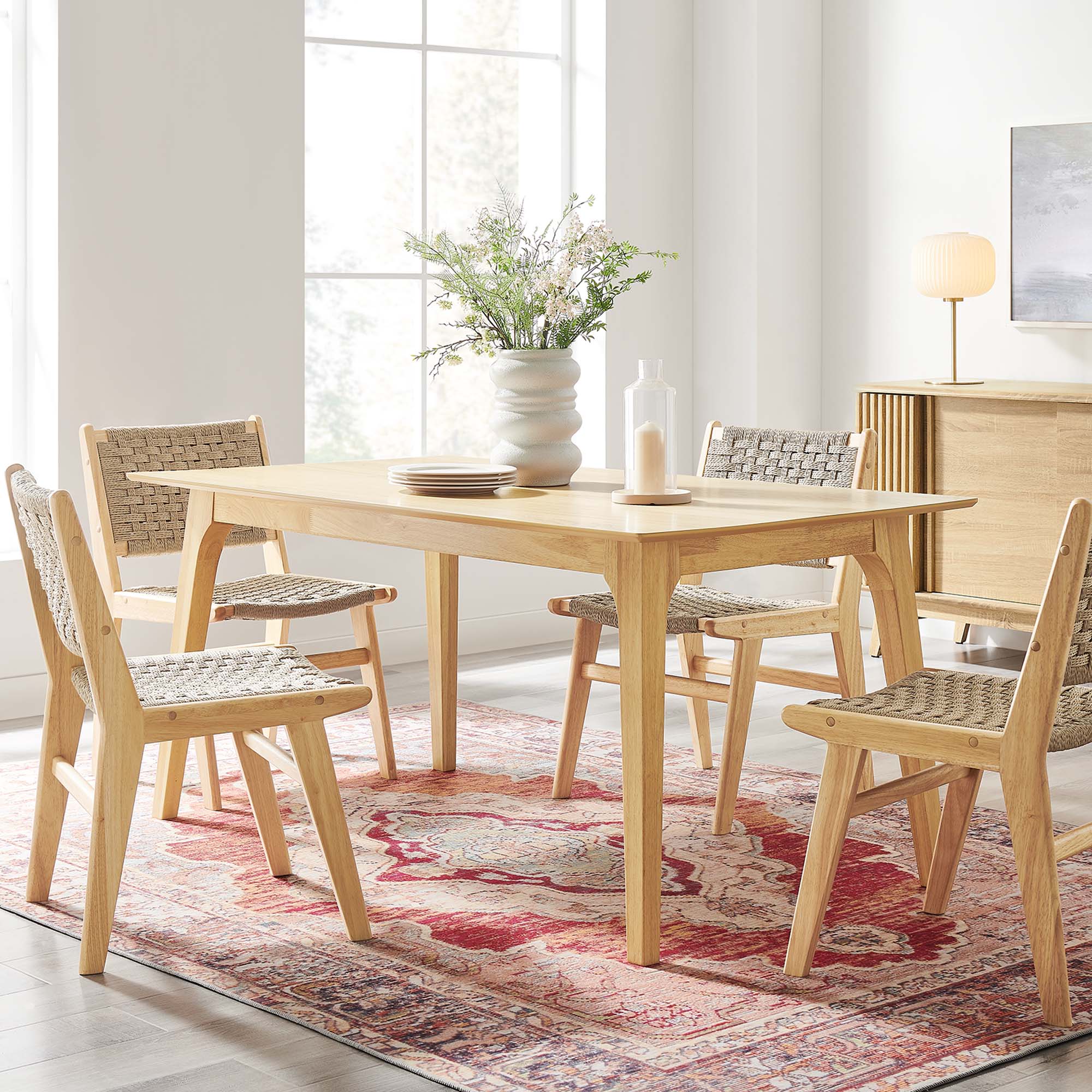 St Galle 63” Rectangle Dining Table - Oak Denmark Home