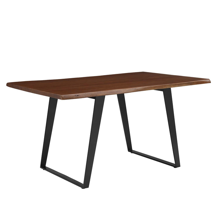 Loft Live Edge Rectangular Dining Table – Solid Acacia Wood 60" Denmark Home