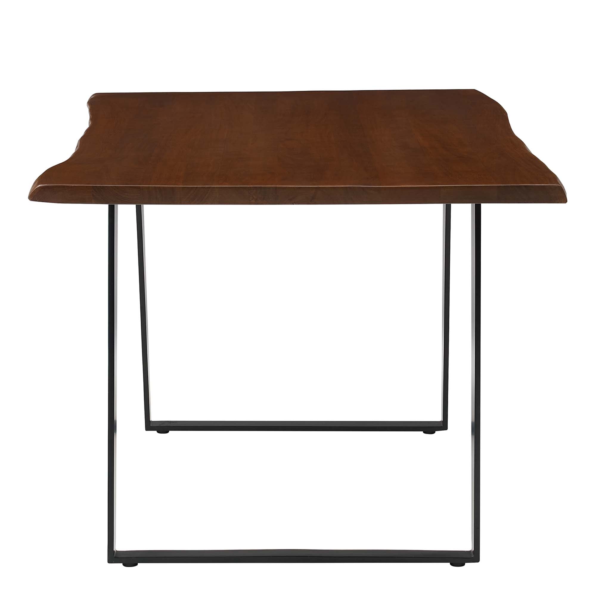Loft Live Edge Rectangular Dining Table – Solid Acacia Wood 60" Denmark Home