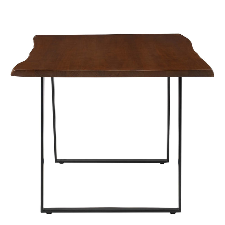 Loft Live Edge Rectangular Dining Table – Solid Acacia Wood 60" Denmark Home