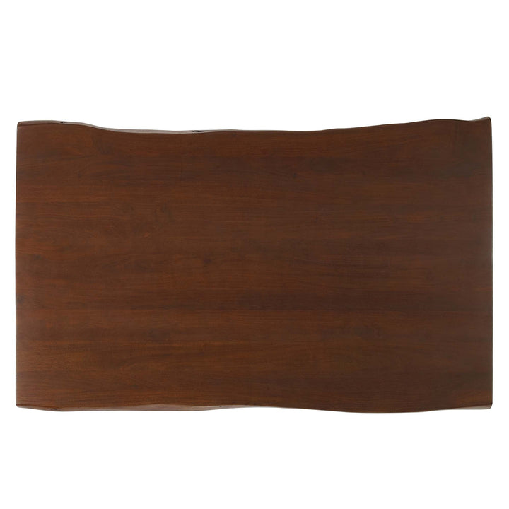 Loft Live Edge Rectangular Dining Table – Solid Acacia Wood 60" Denmark Home