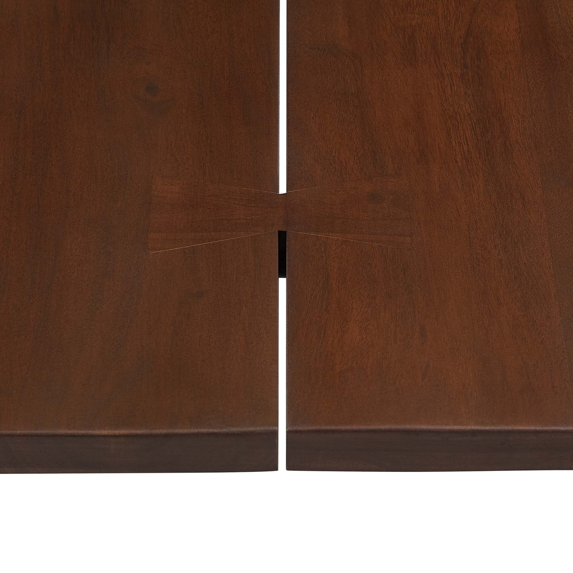 Loft Live Edge Rectangular Dining Table – Solid Acacia Wood 74" Denmark Home