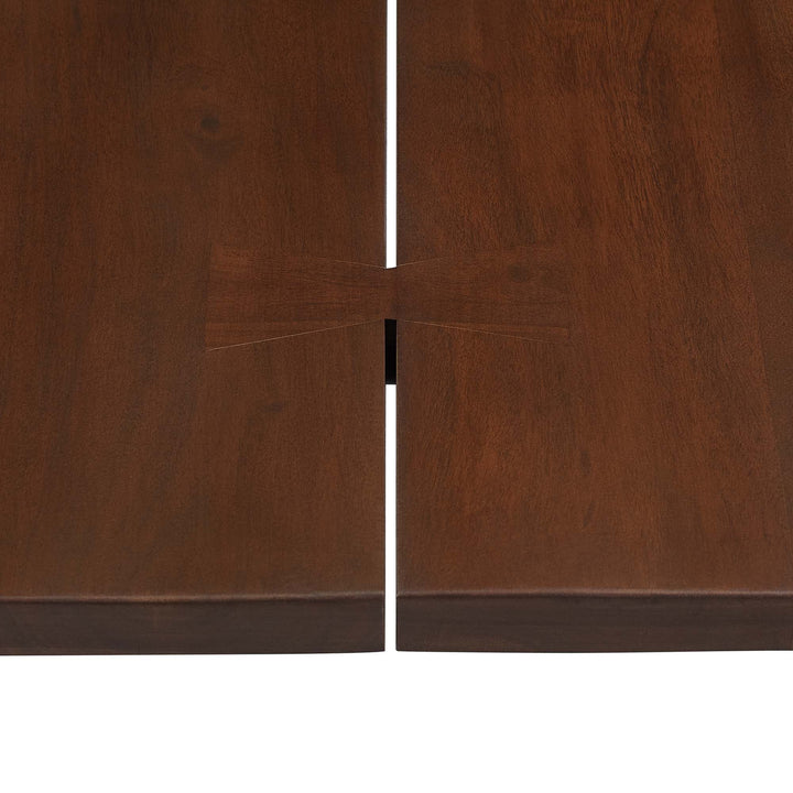 Loft Live Edge Rectangular Dining Table – Solid Acacia Wood 74" Denmark Home
