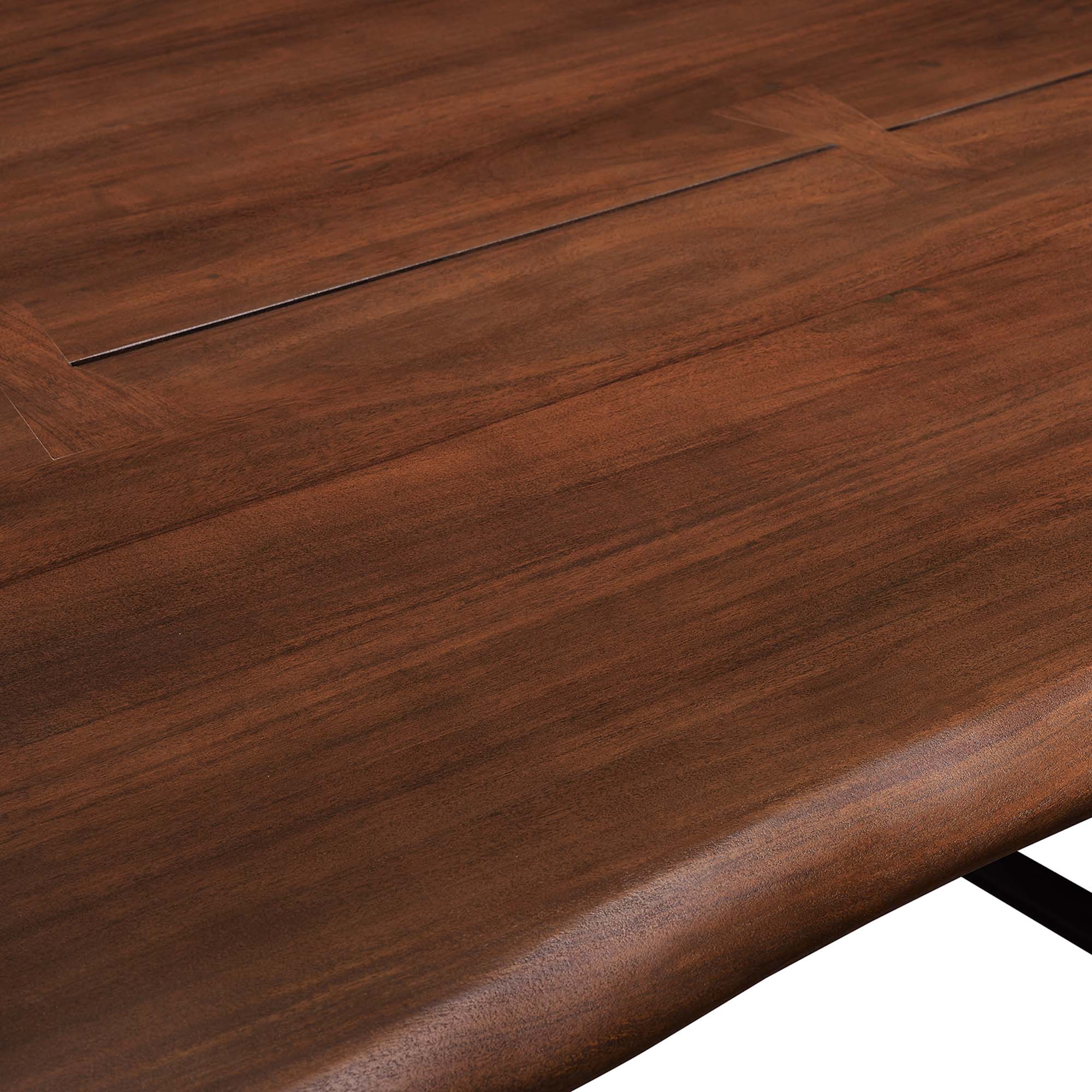 Loft Live Edge Rectangular Dining Table – Solid Acacia Wood 74" Denmark Home