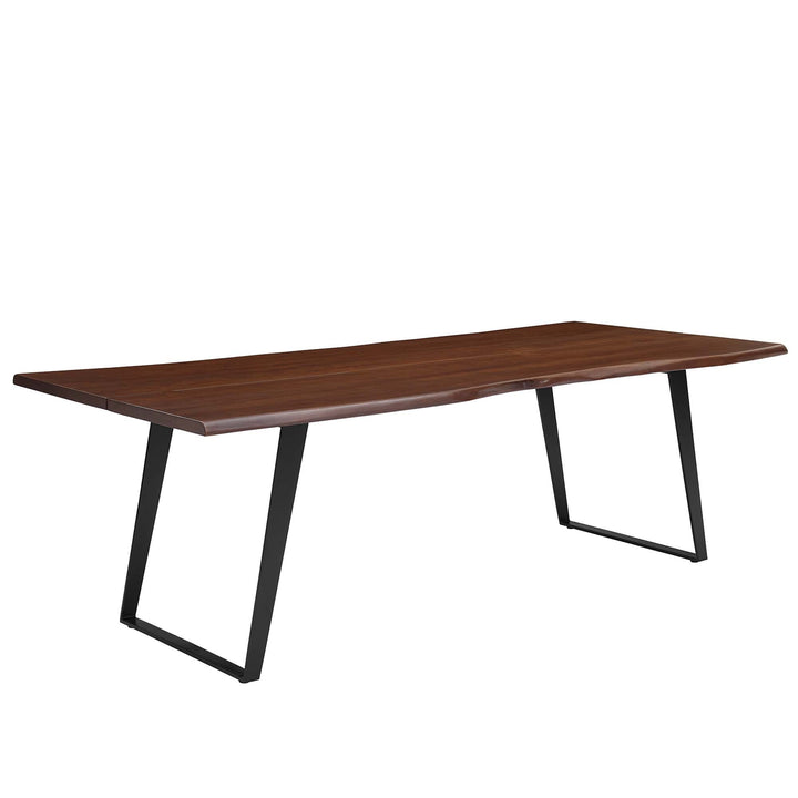 Loft Live Edge Rectangular Dining Table – Solid Acacia Wood 96" Denmark Home