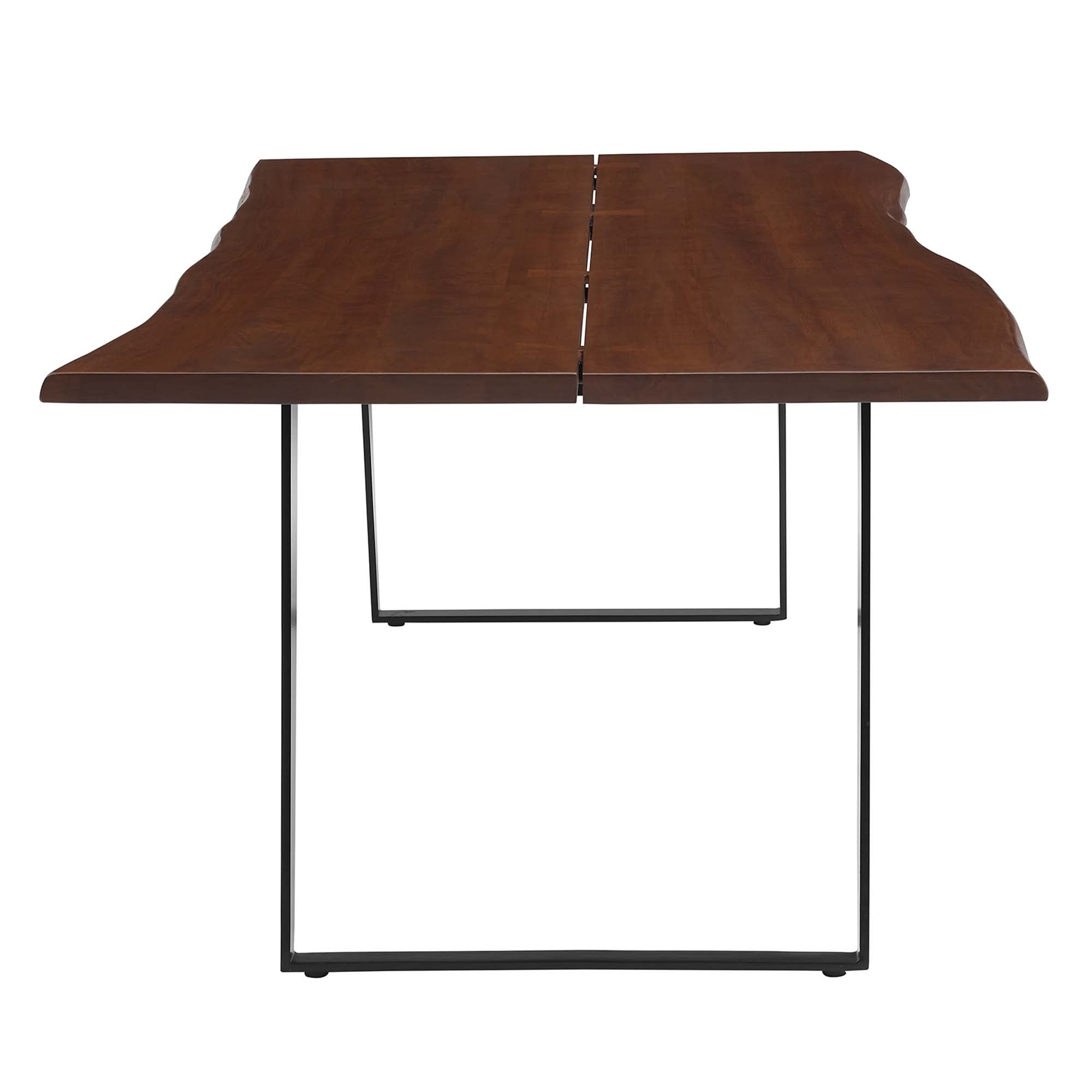 Loft Live Edge Rectangular Dining Table – Solid Acacia Wood 96" Denmark Home