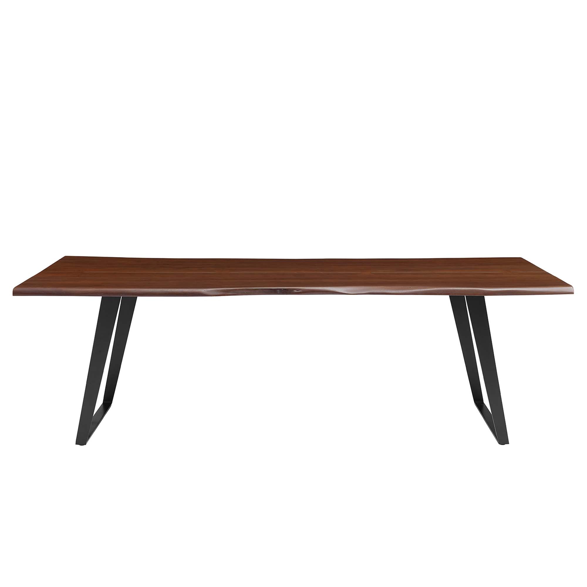 Loft Live Edge Rectangular Dining Table – Solid Acacia Wood 96" Denmark Home
