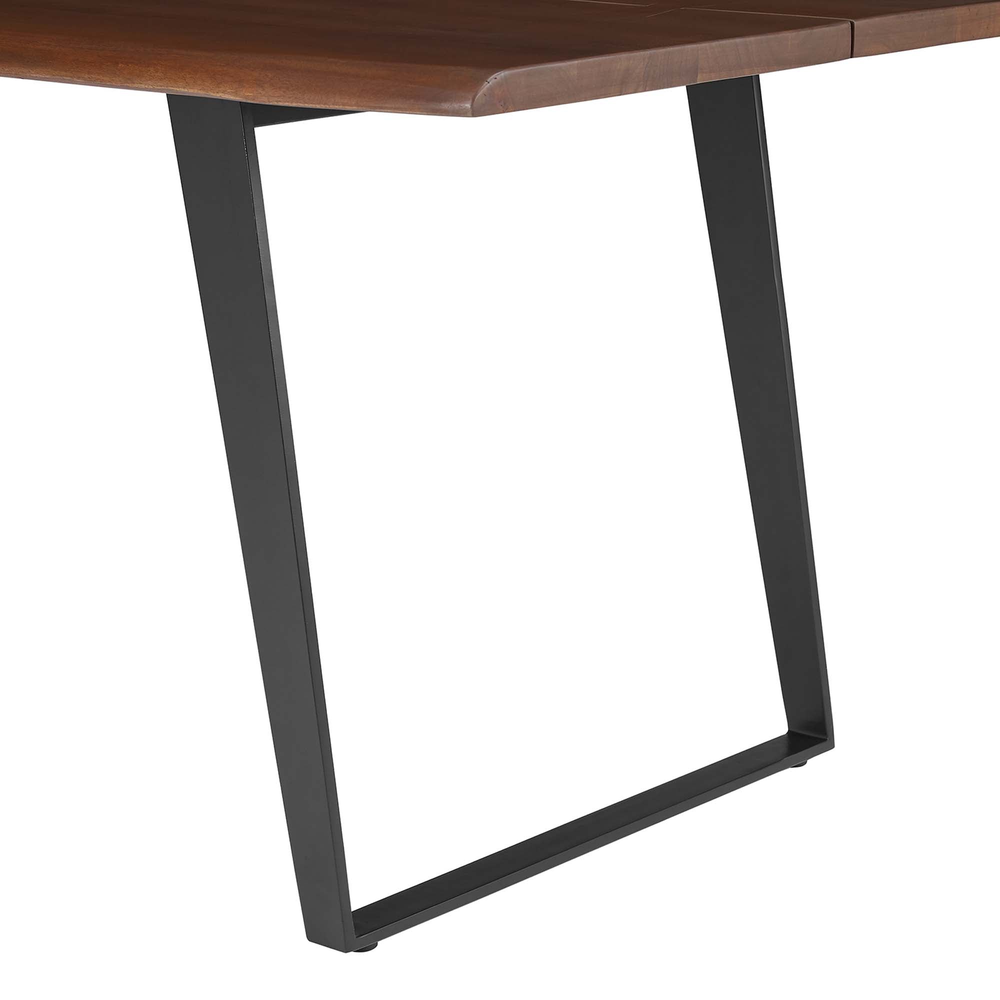 Loft Live Edge Rectangular Dining Table – Solid Acacia Wood 96" Denmark Home