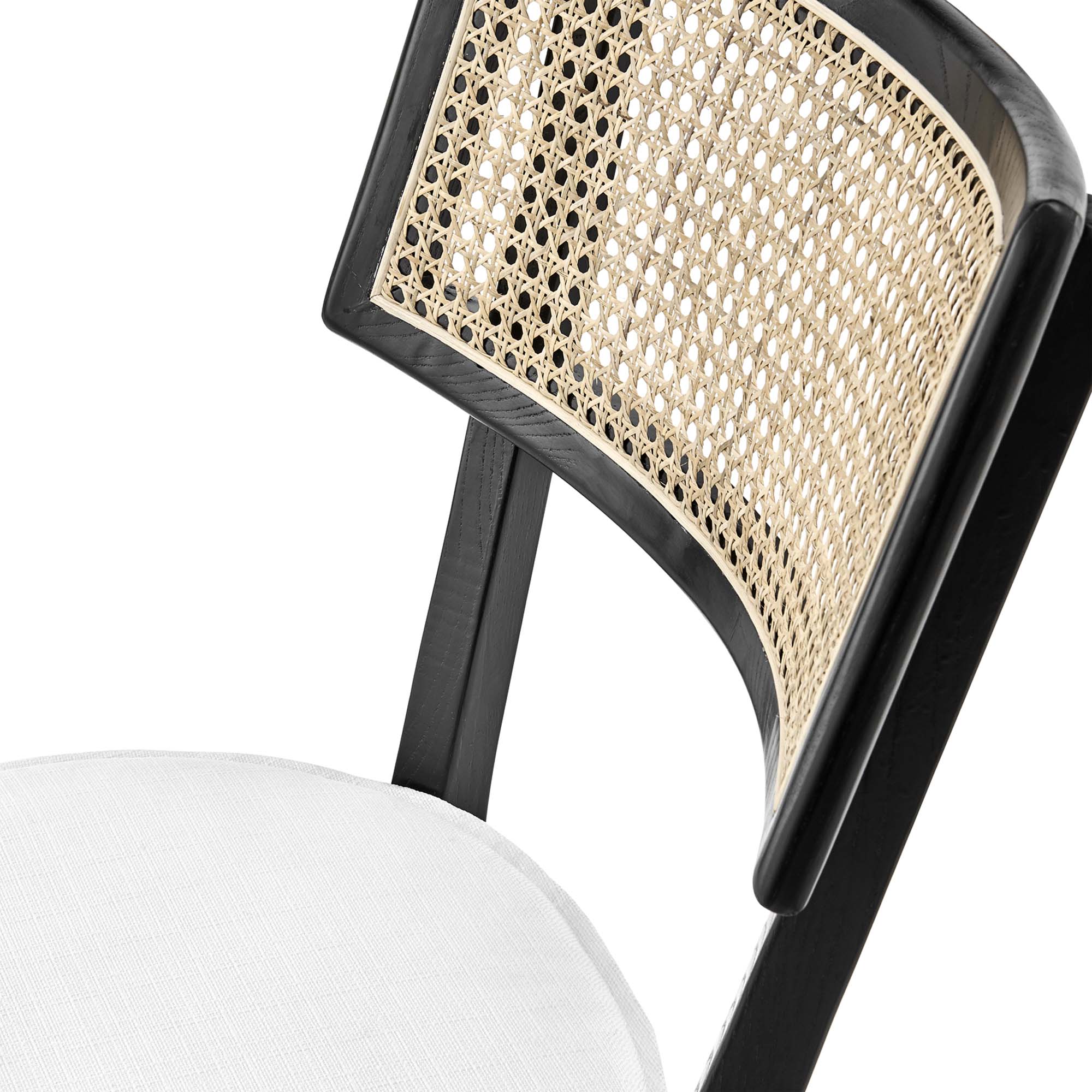 Fernholt Dining Chair Set - Black White Denmark Home