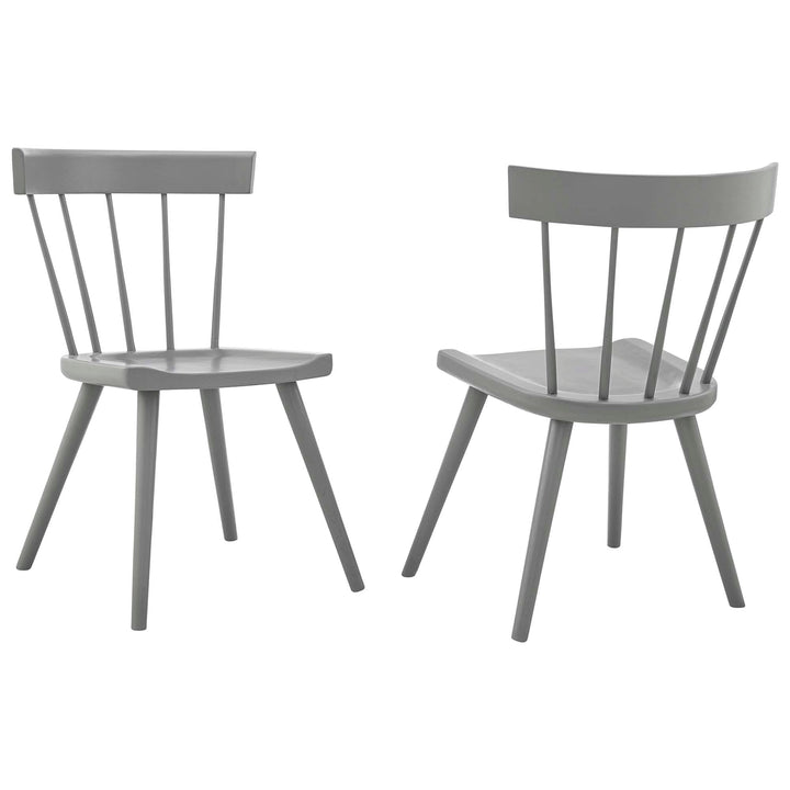 Elmridge Dining Chair Set - Light Gray Denmark Home