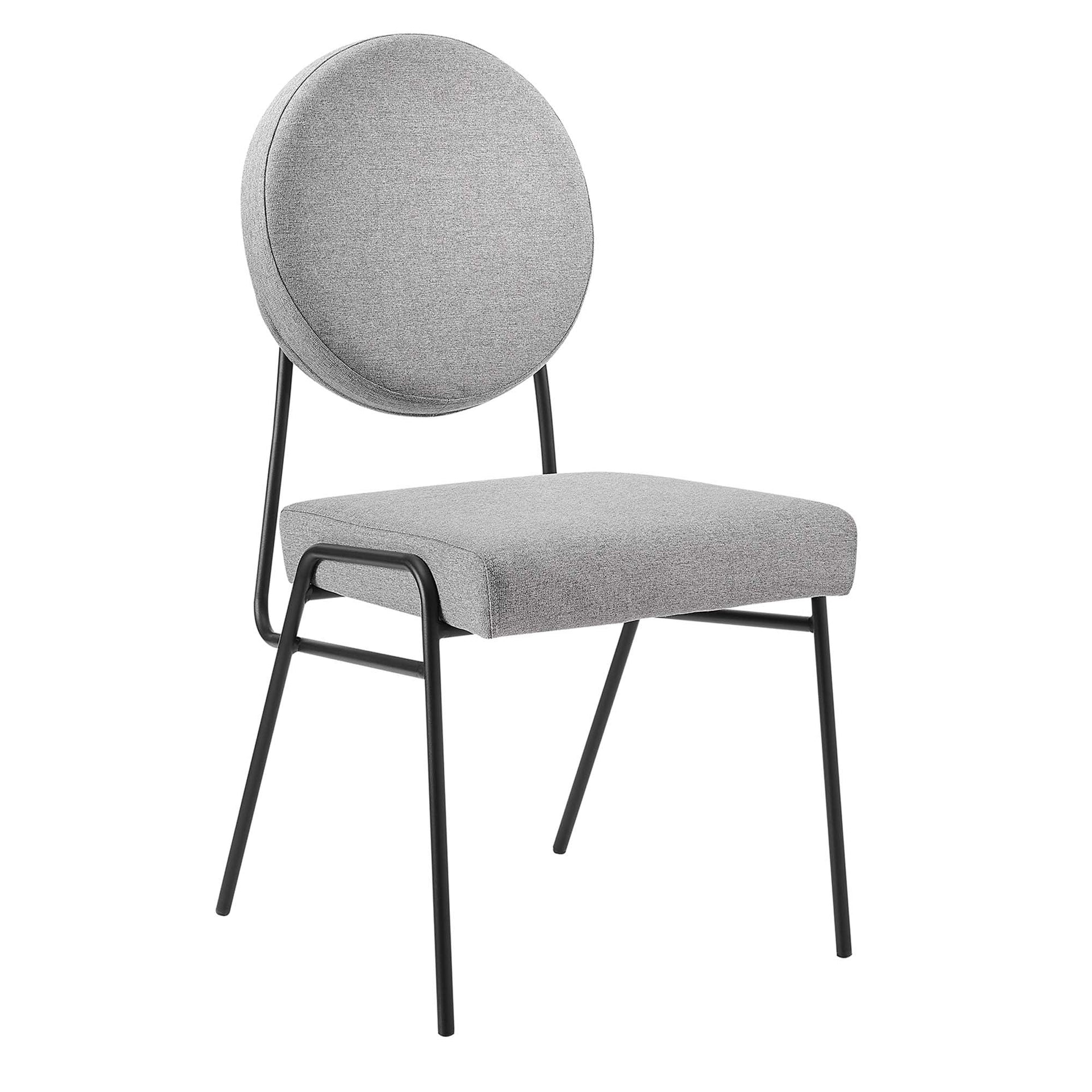 Stow Dining Chair - Black Light Gray Denmark Home