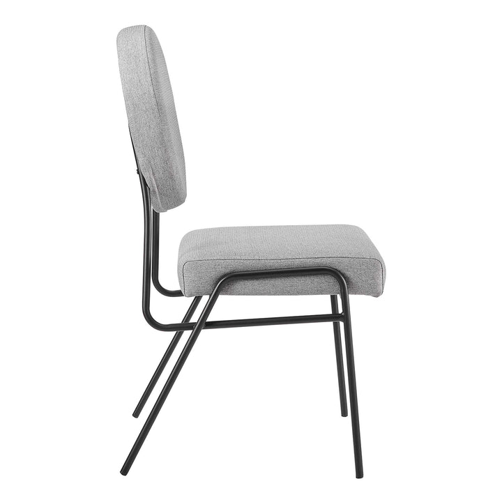 Stow Dining Chair - Black Light Gray Denmark Home