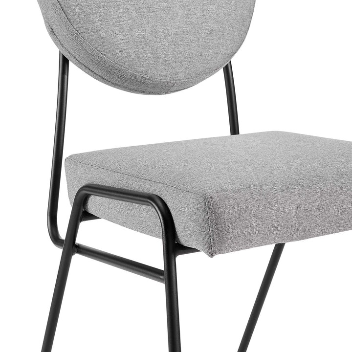 Stow Dining Chair - Black Light Gray Denmark Home