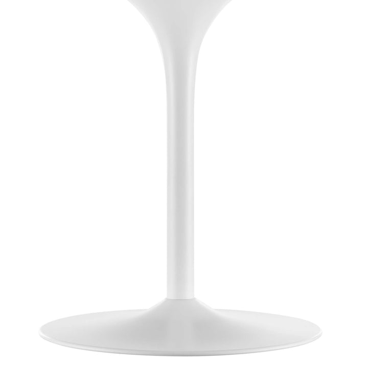 Vene Round Dining Table 40" - White White Denmark Home