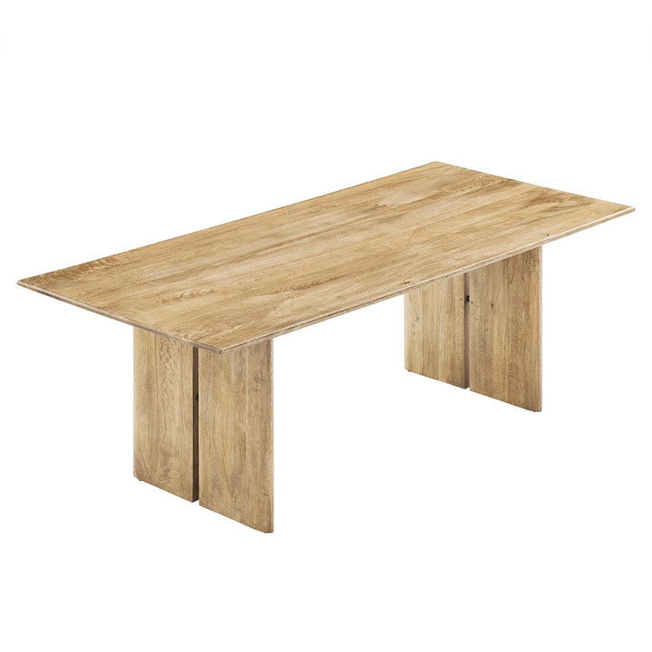 Arca 86" Wood Dining Table - Oak Denmark Home