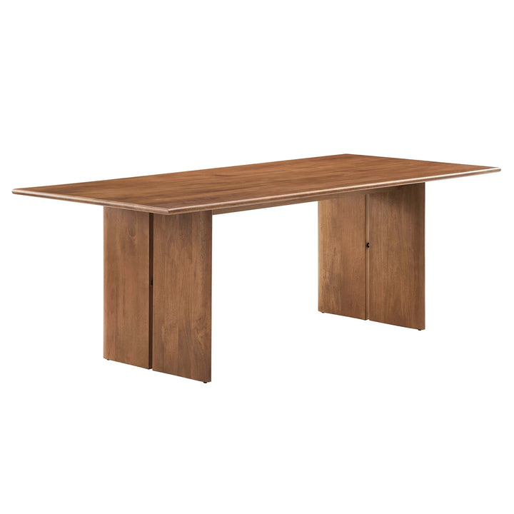 Arca 86" Wood Dining Table - Walnut Denmark Home