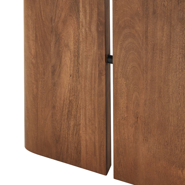 Arca 86" Wood Dining Table - Walnut Denmark Home