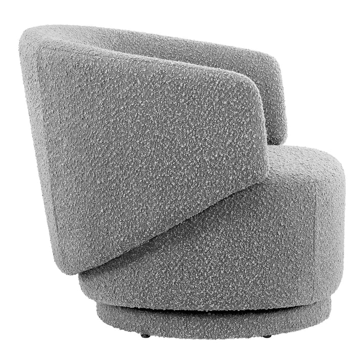 Lunara Swivel Accent Chair – Light Grey Denmark Home