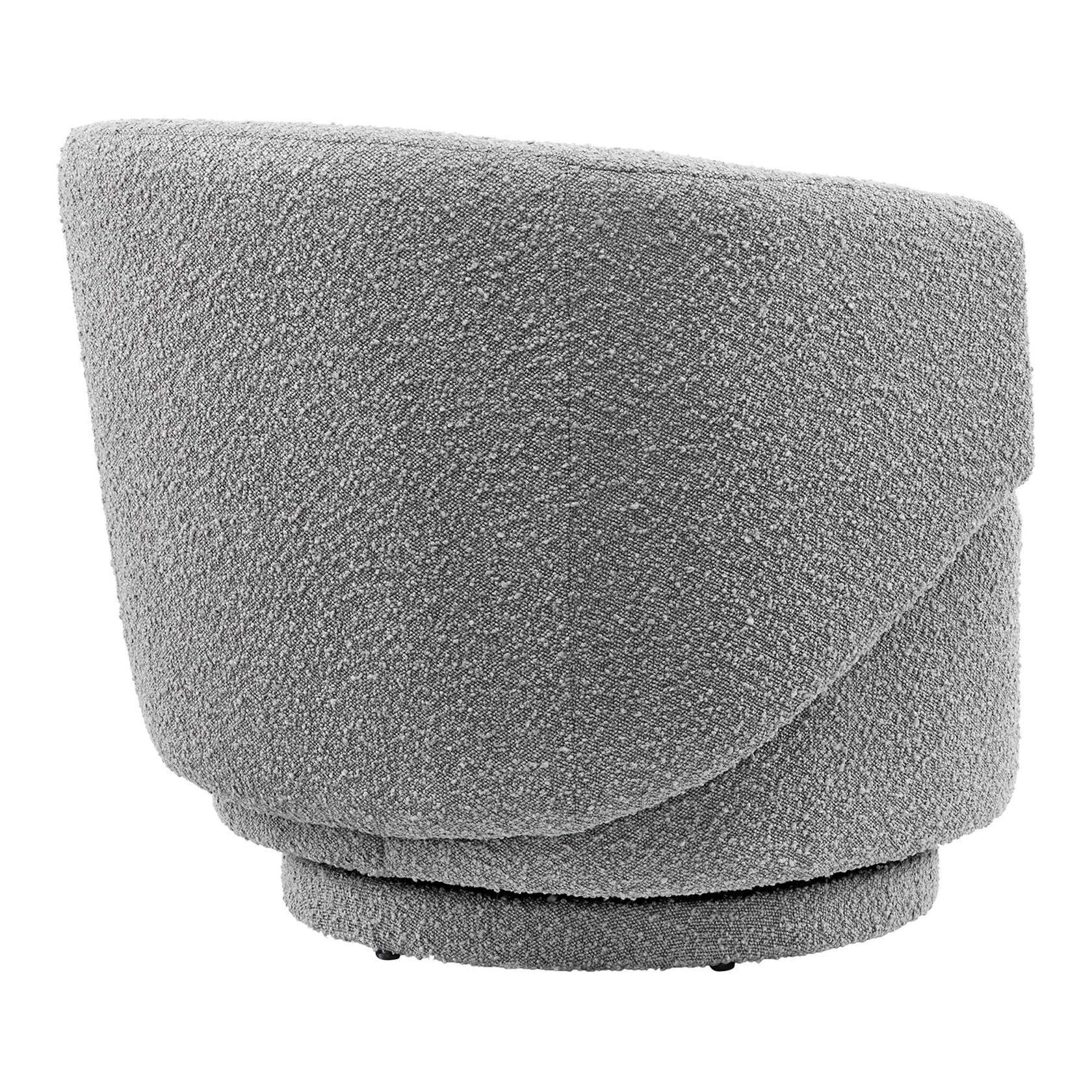 Lunara Swivel Accent Chair – Light Grey Denmark Home