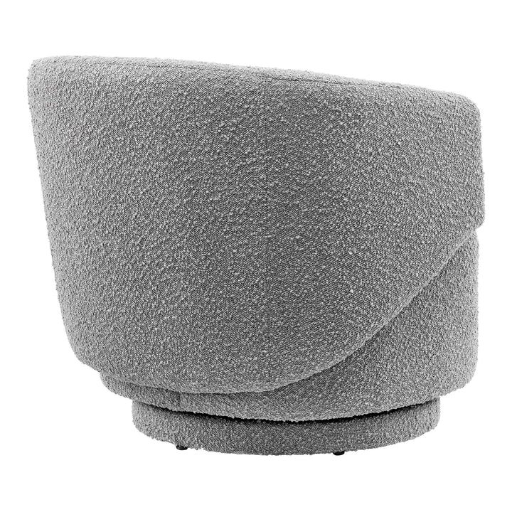 Lunara Swivel Accent Chair – Light Grey Denmark Home