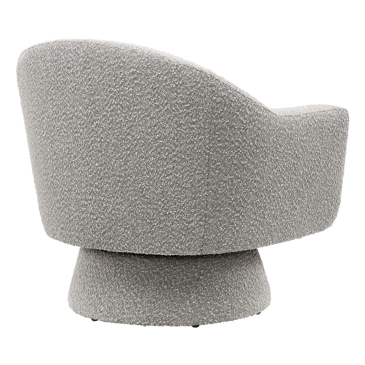 Sereno Boucle Swivel Accent Chair-Taupe Denmark Home