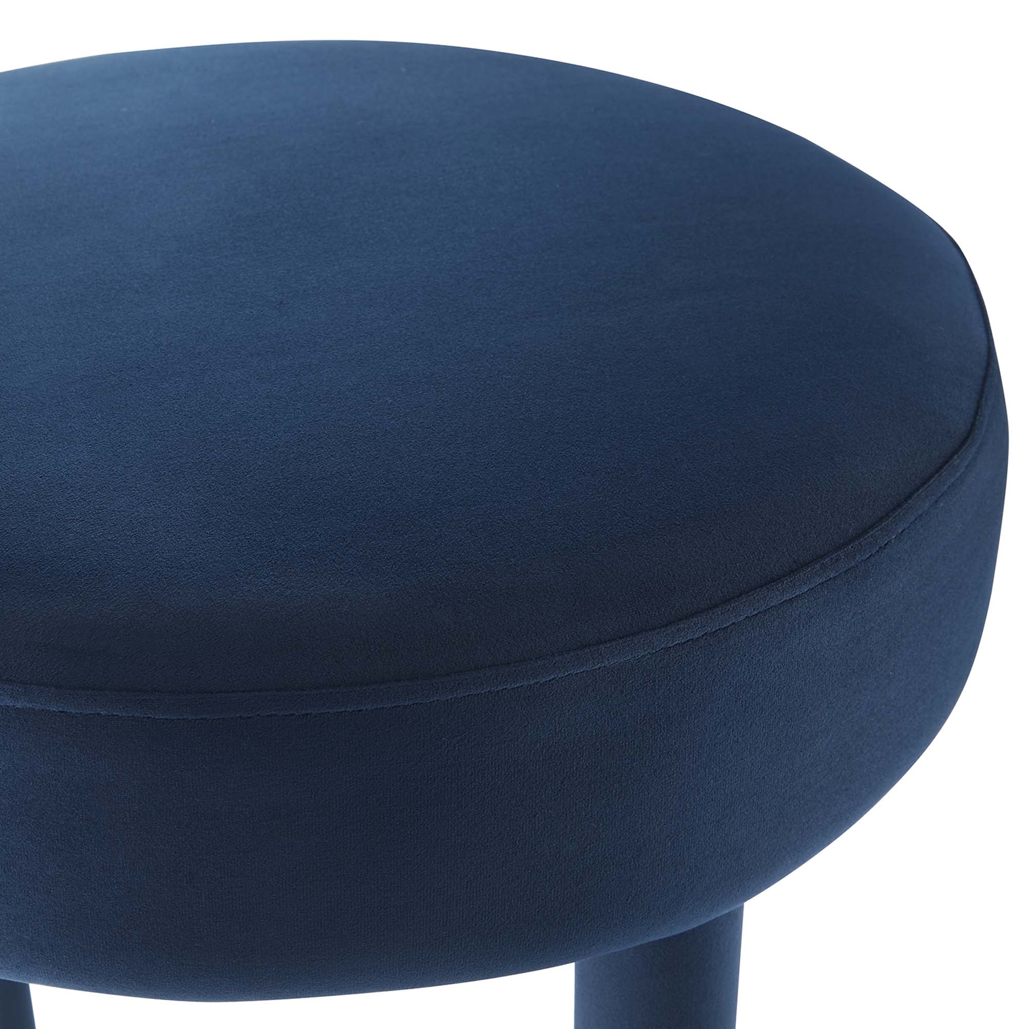 Zorn Bar Stool - Midnight Blue Gold Denmark Home