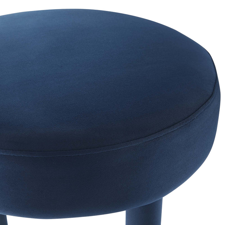 Zorn Bar Stool - Midnight Blue Gold Denmark Home
