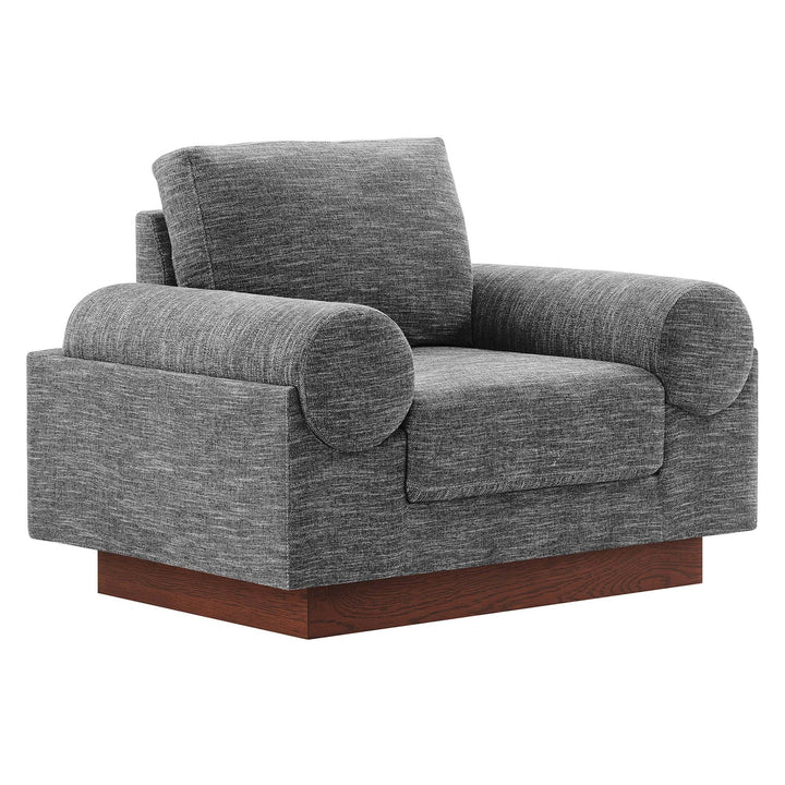 Vox Upholstered Armchair – Grey Denmark Home