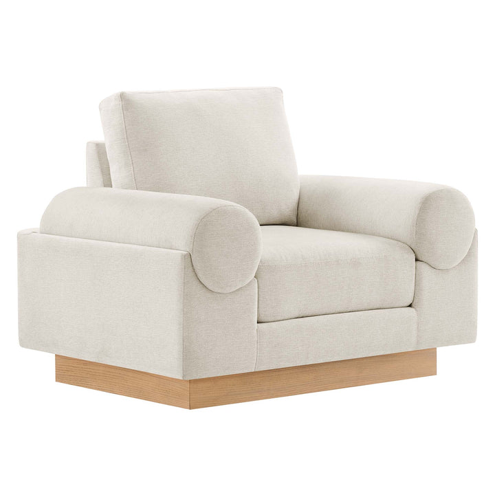 Vox Upholstered Armchair – Ivory Denmark Home