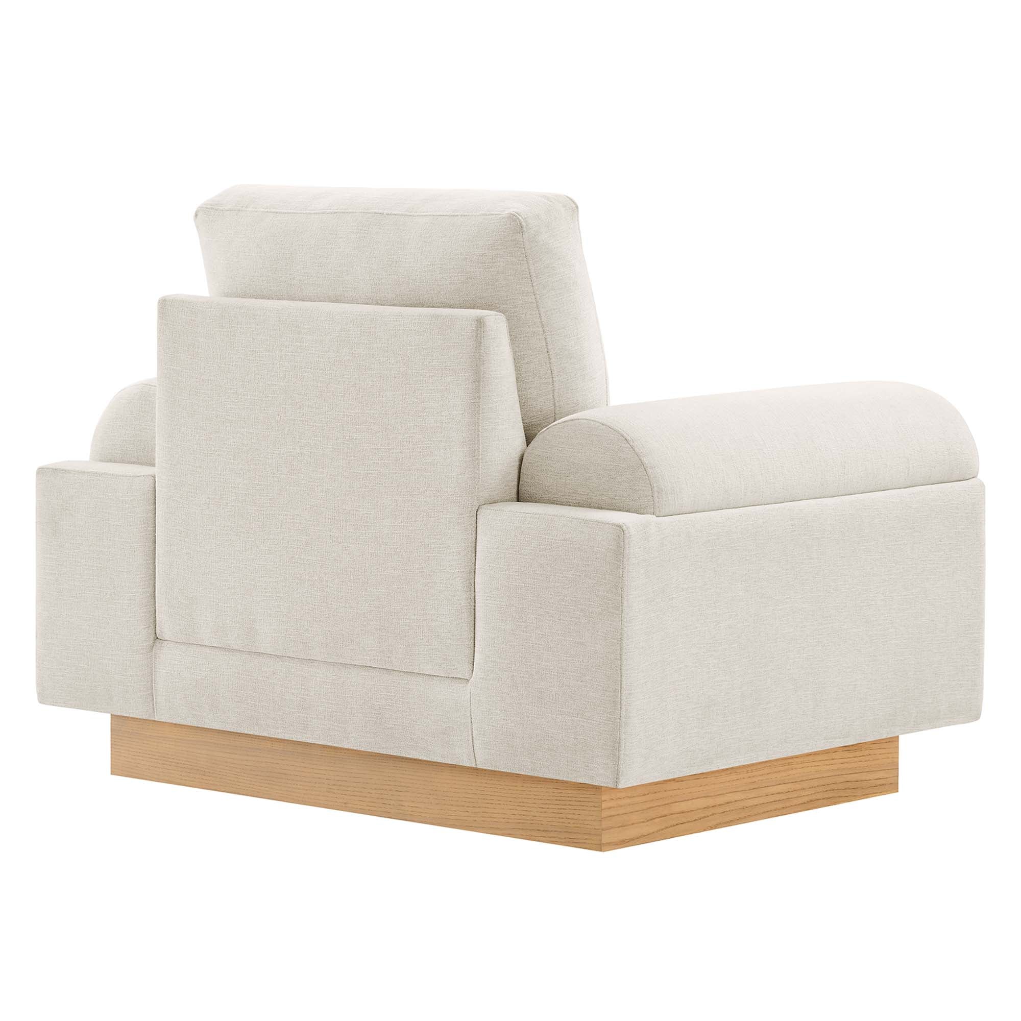 Vox Upholstered Armchair – Ivory Denmark Home