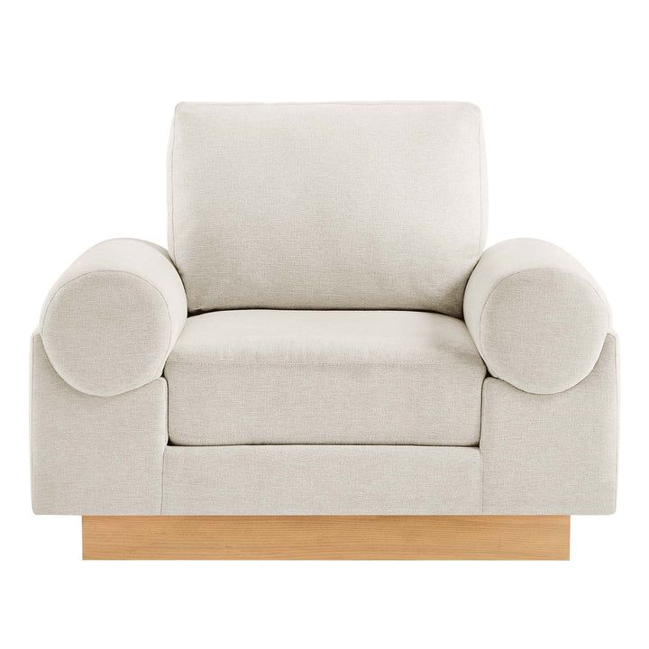Vox Upholstered Armchair – Ivory Denmark Home