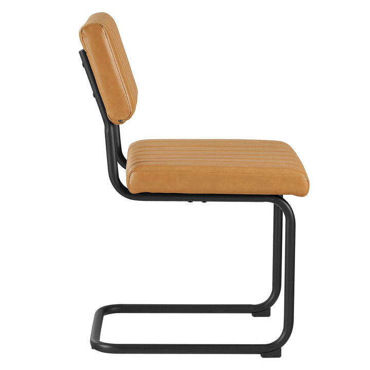 Aero Dining Chair Set - Black Tan Denmark Home