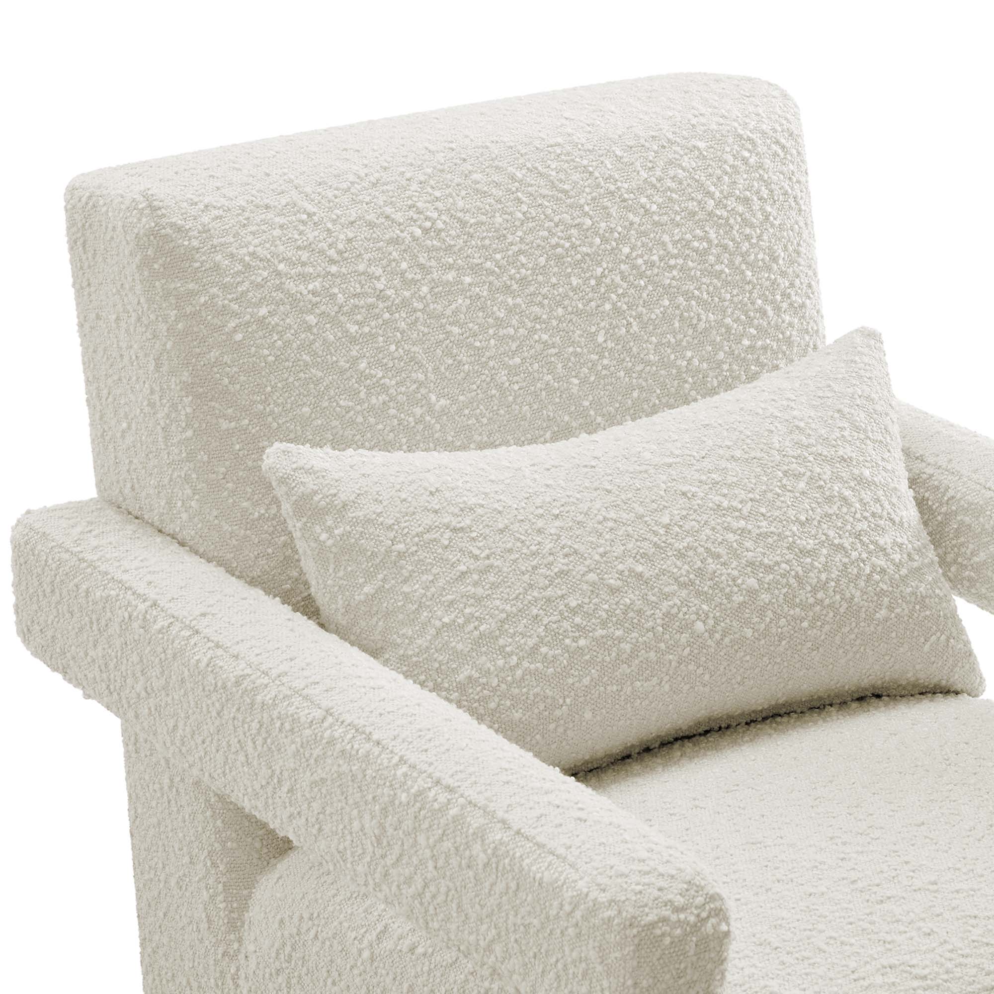 Solvane Accent Armchair-Ivory Denmark Home