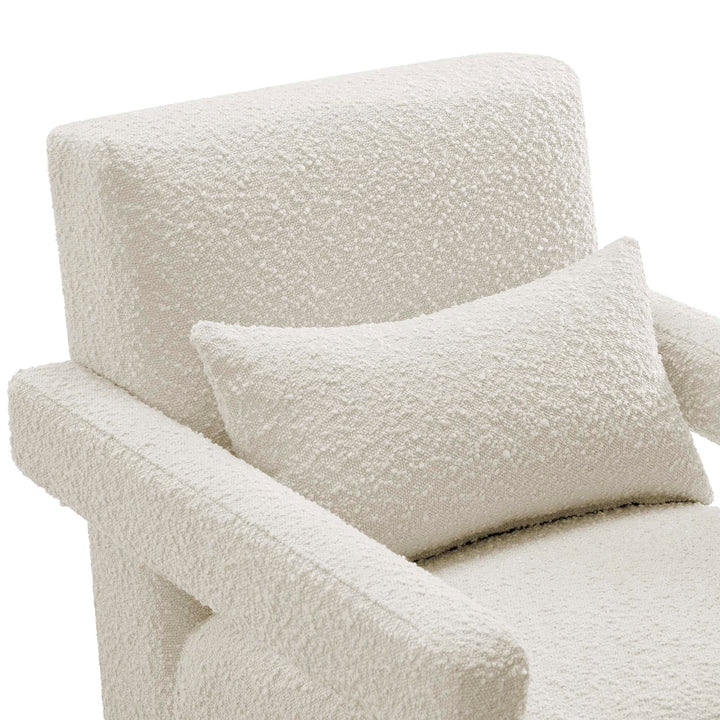 Solvane Accent Armchair-Ivory Denmark Home