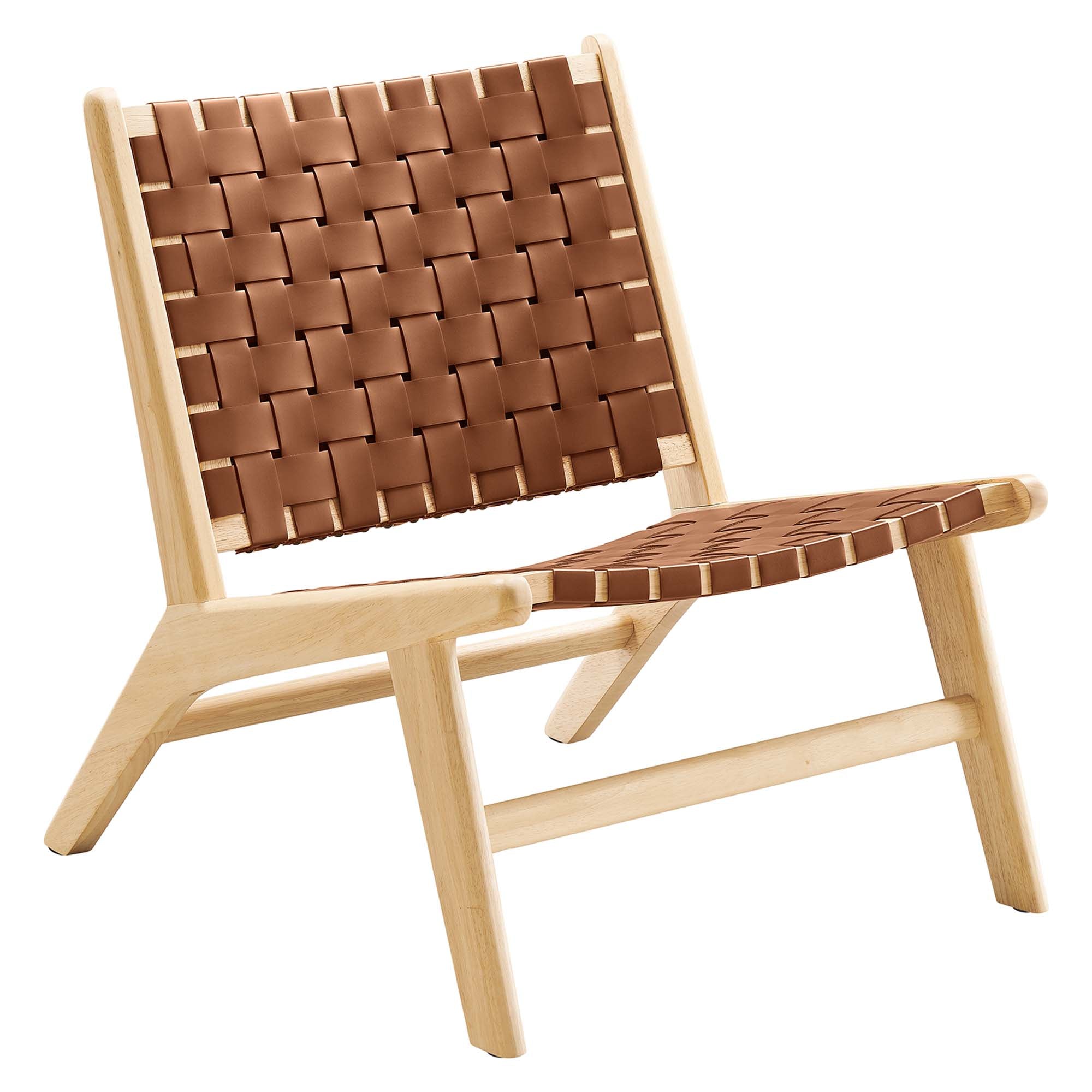 Kaven Lounge Chair-Natural Brown Denmark Home
