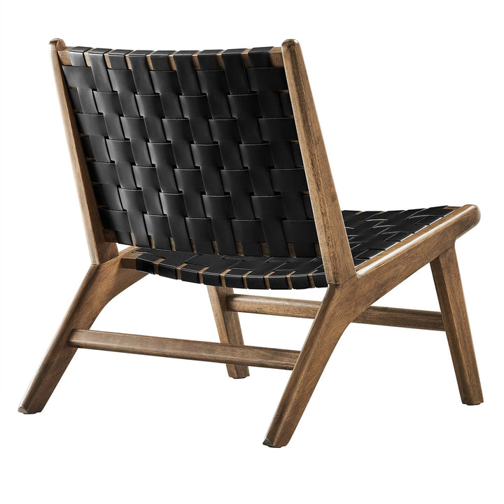 Kaven Lounge Chair-Walnut Black Denmark Home